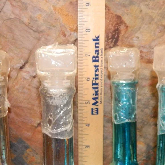 Blue Mercury Painted Decorative Bottles/Stoppers Choice 1 for $16 *** 2 for 20 - Picture 14 of 14
